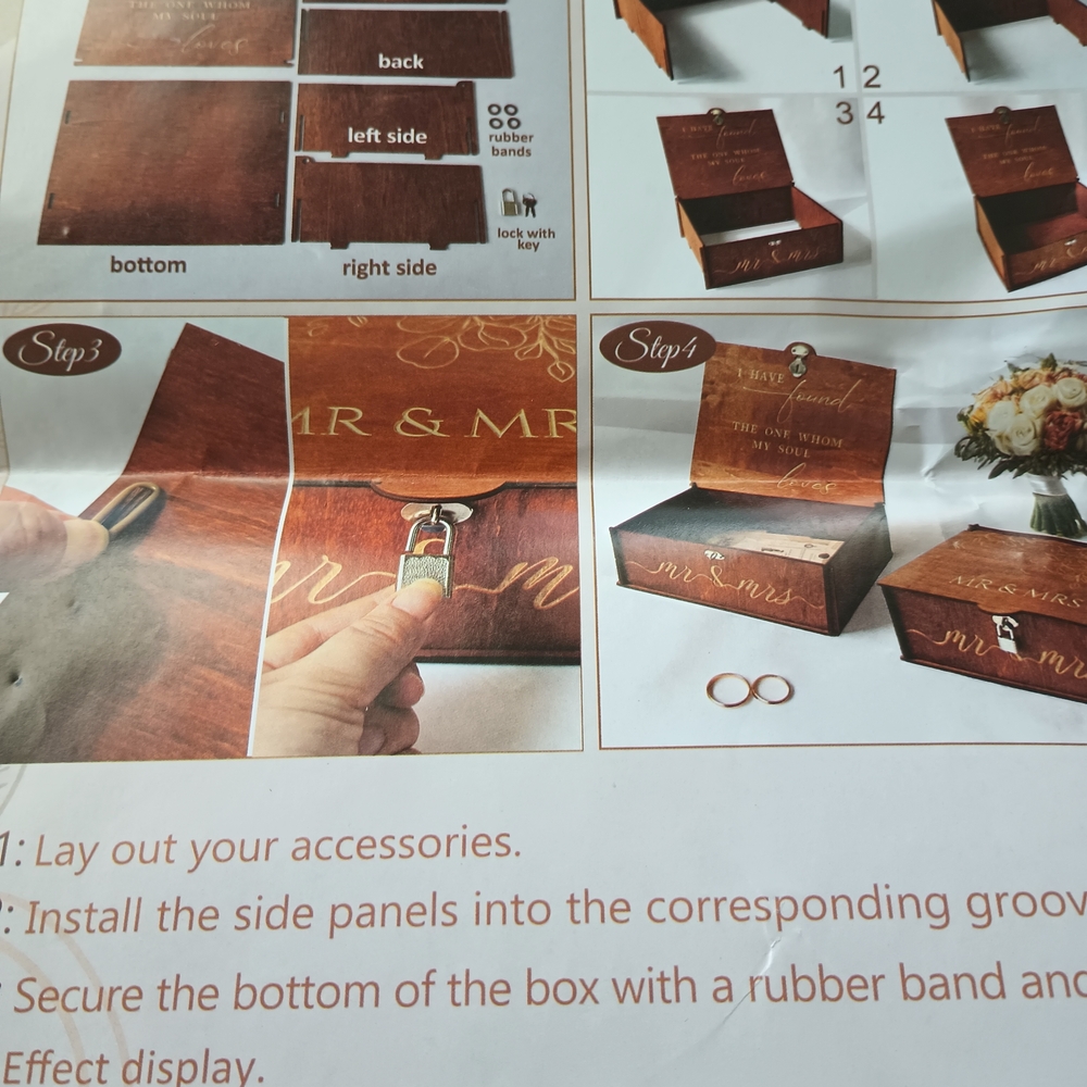 Wedding Card Box - Picture 3 of 3